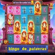 bingo de palavras cha de bebe